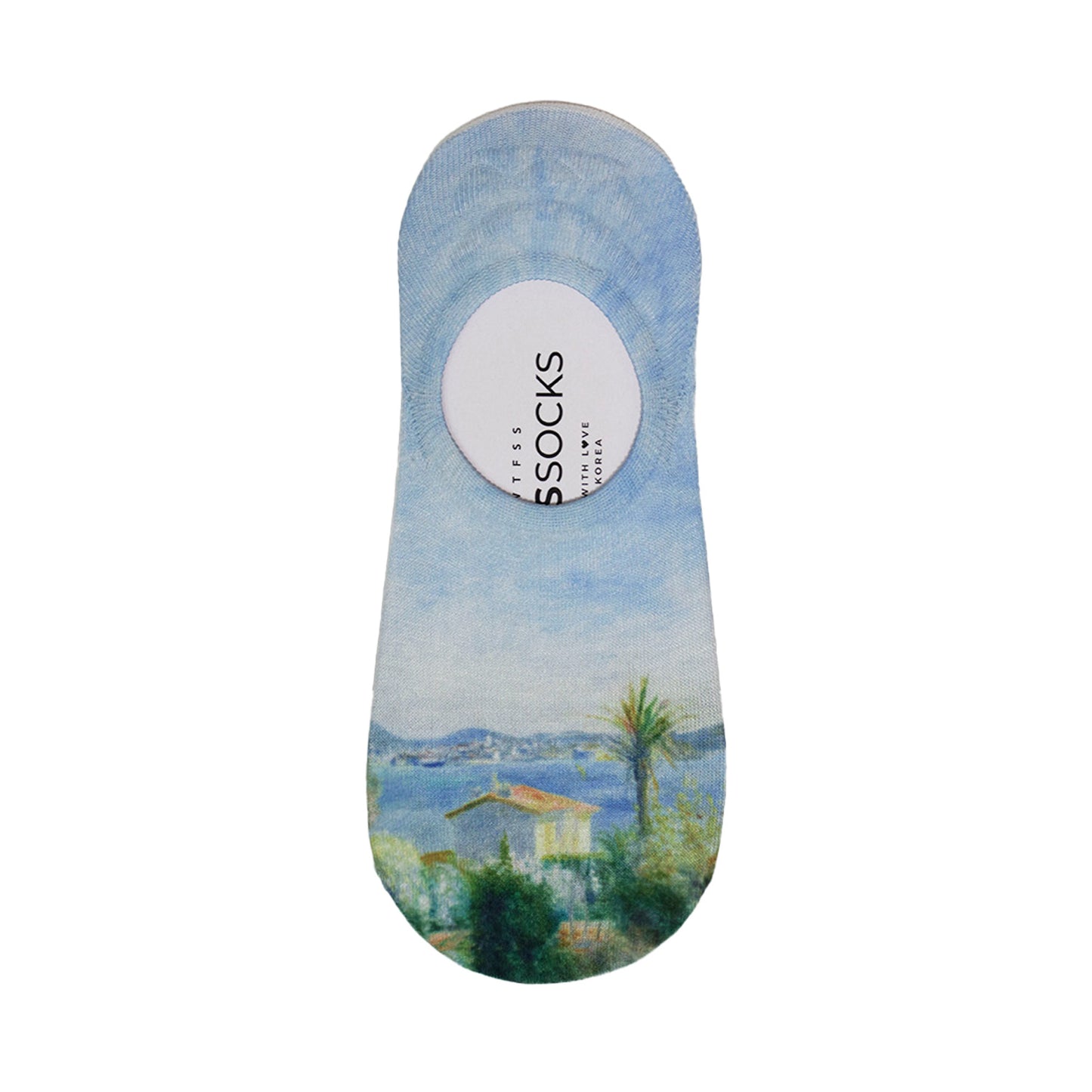 Women's No Show Famous Painting Printing Socks