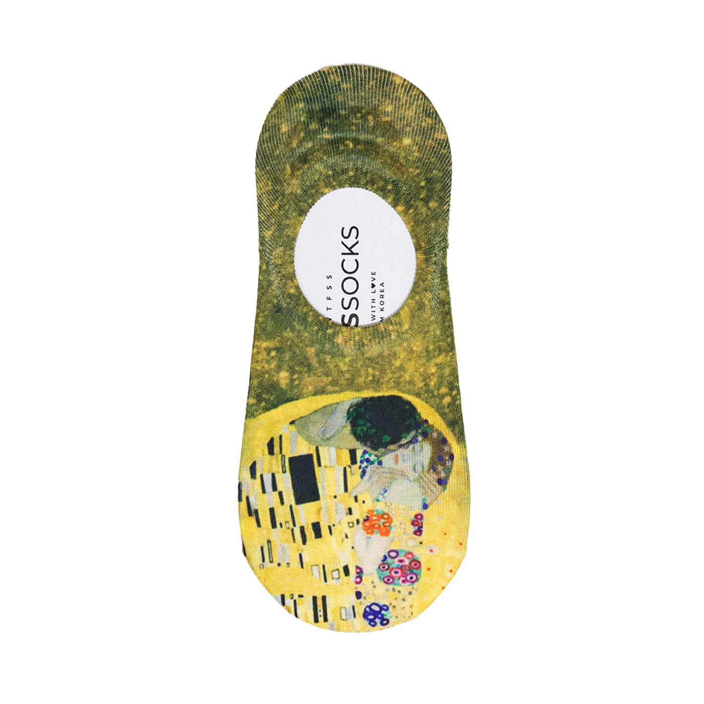 Women's No Show Famous Painting Printing Socks