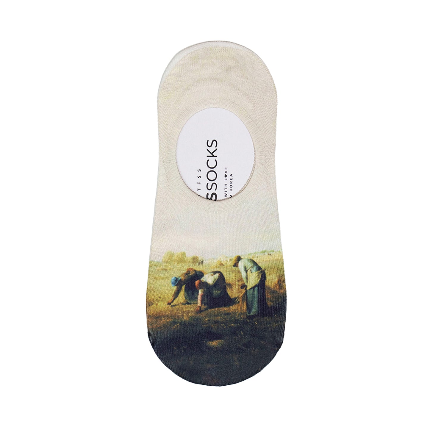 Women's No Show Famous Painting Printing Socks