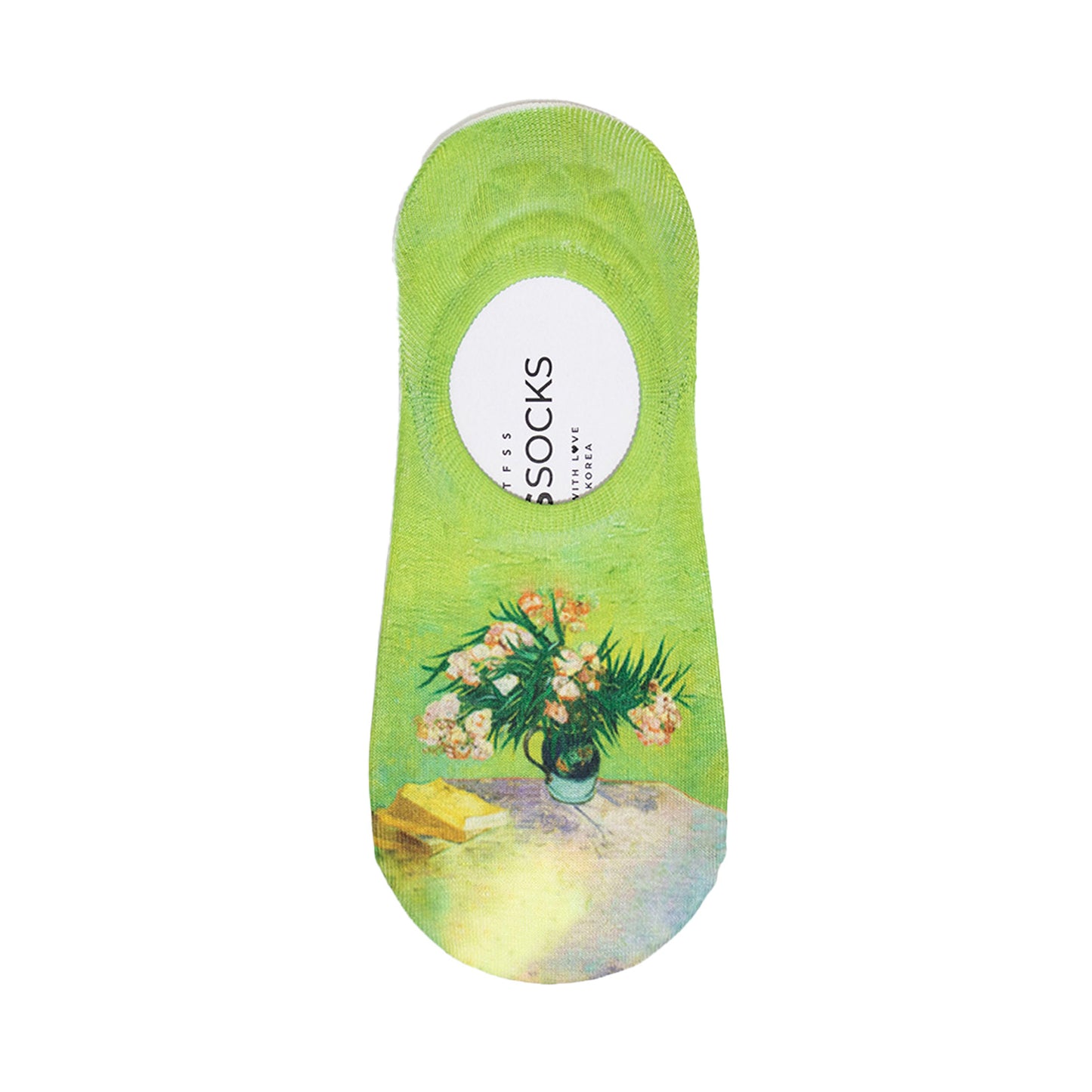 Women's No Show Famous Painting Printing Socks