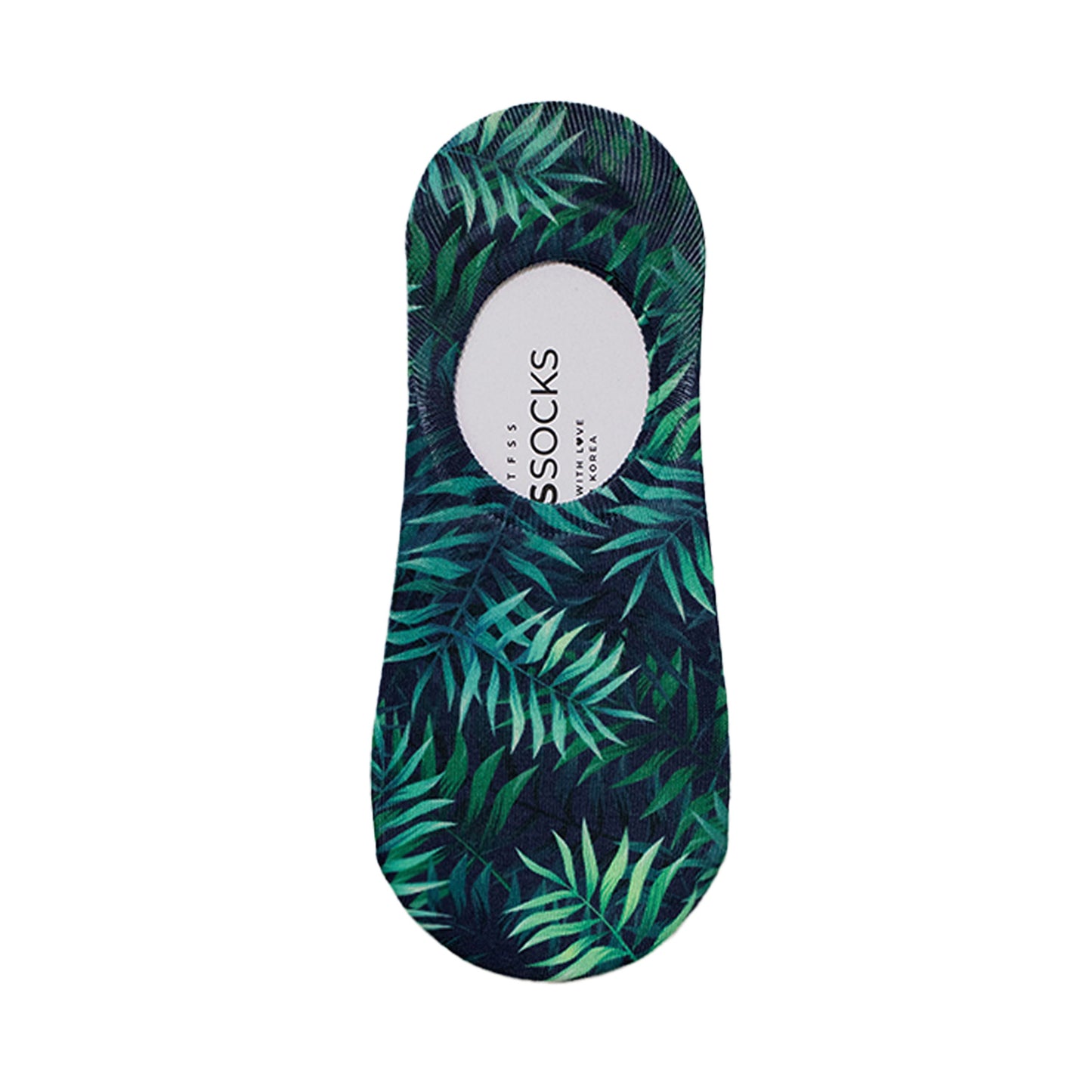 Women's No Show Tropical Printing Art Socks
