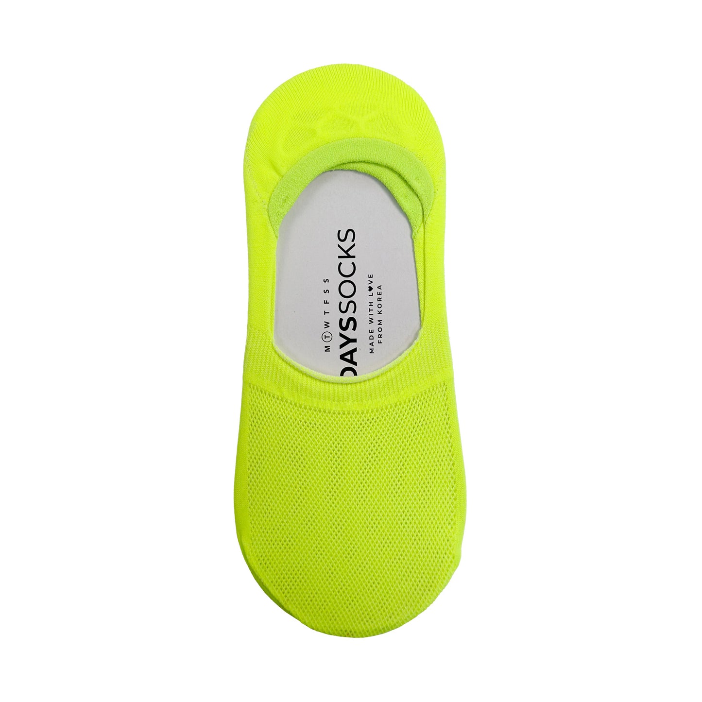 Women's No Show Neon Mesh See-Through Socks
