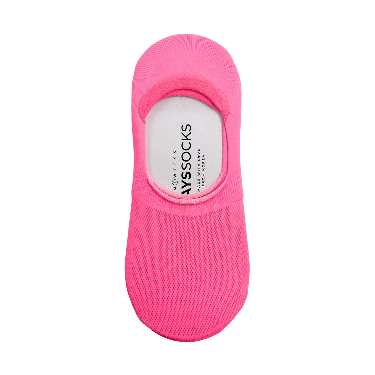 Women's No Show Neon Mesh See-Through Socks