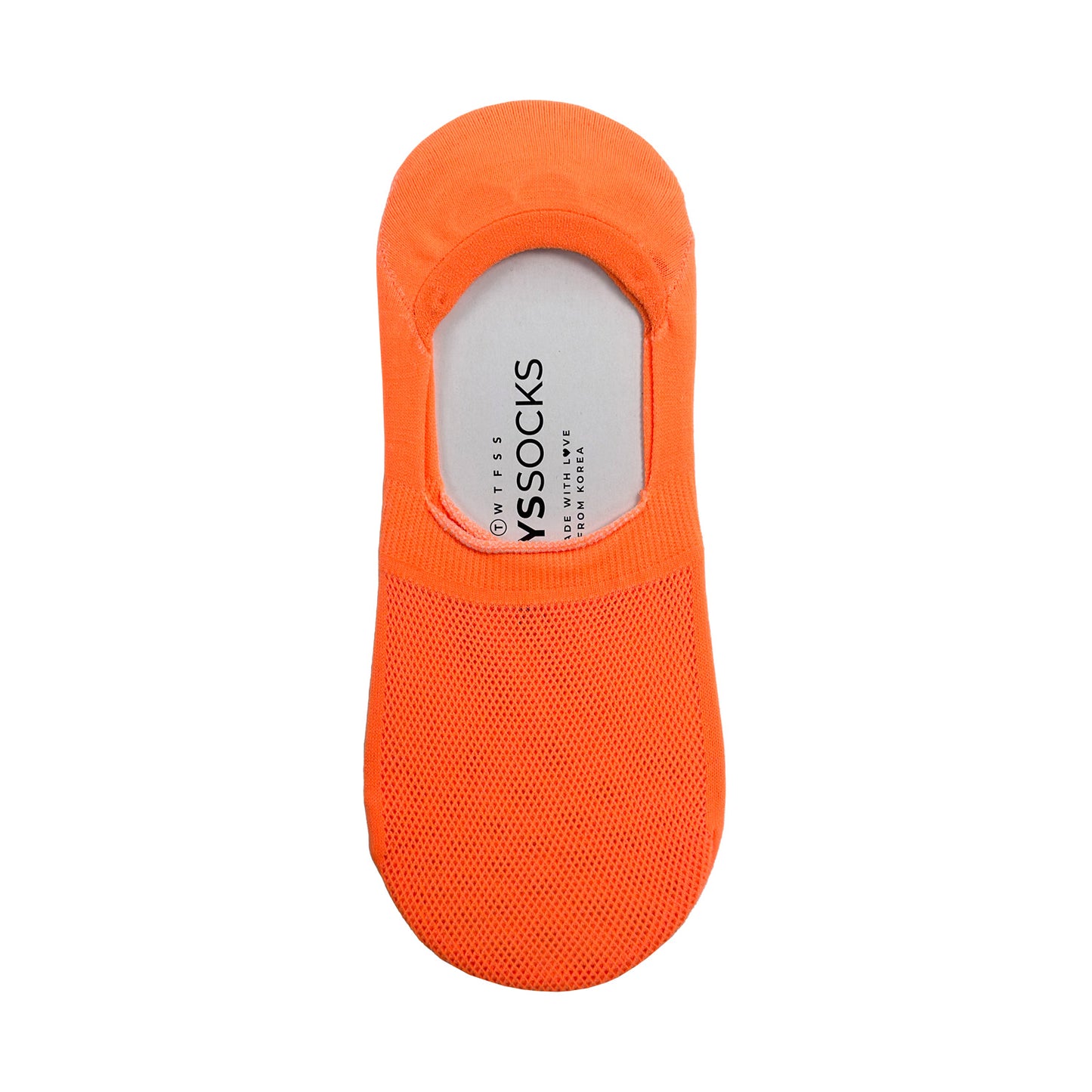 Women's No Show Neon Mesh See-Through Socks