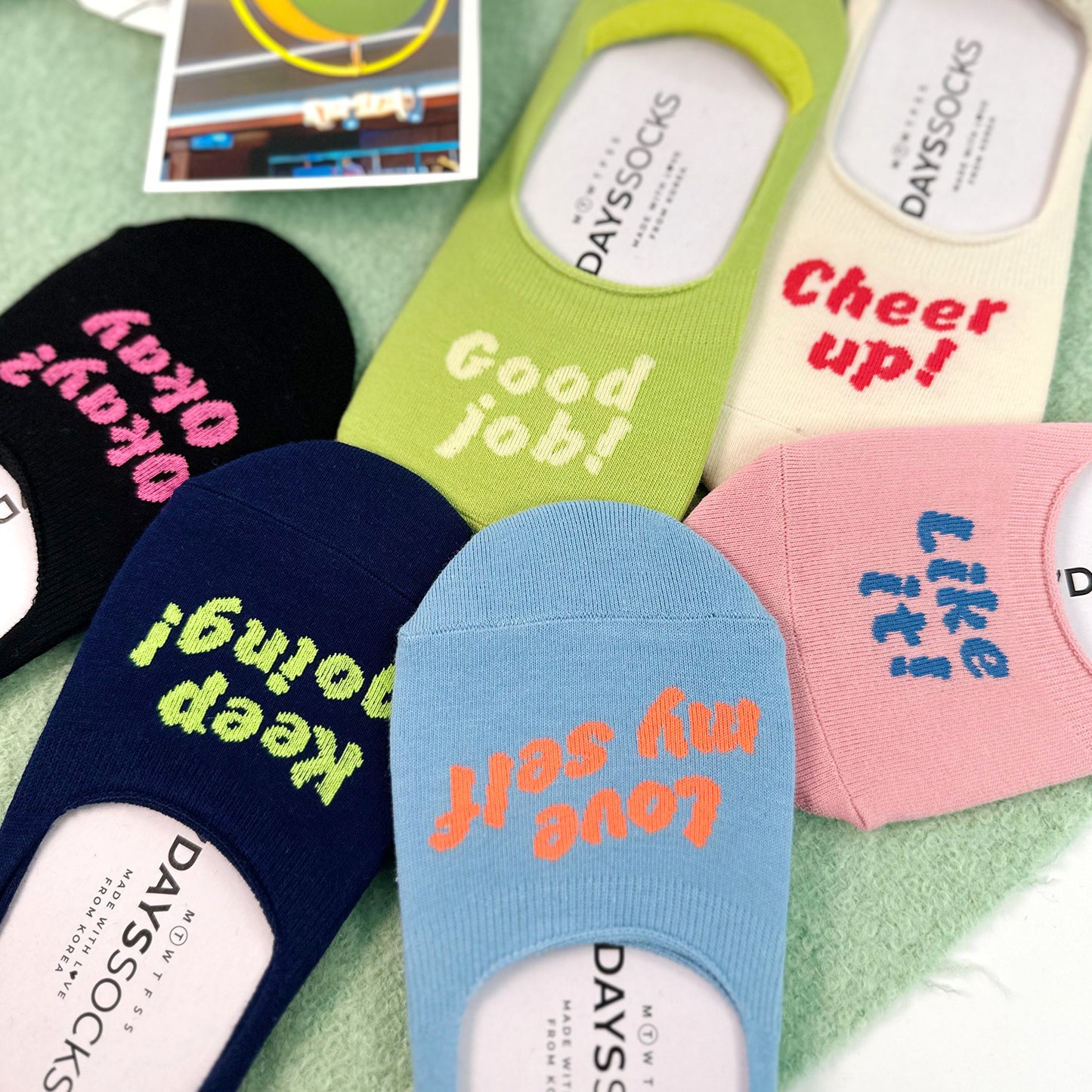 Women's No Show Neon Socks