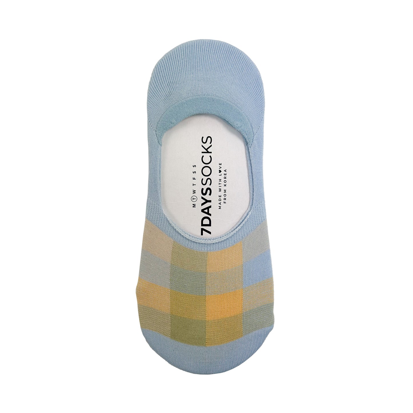 Women's No Show Check X Check Socks