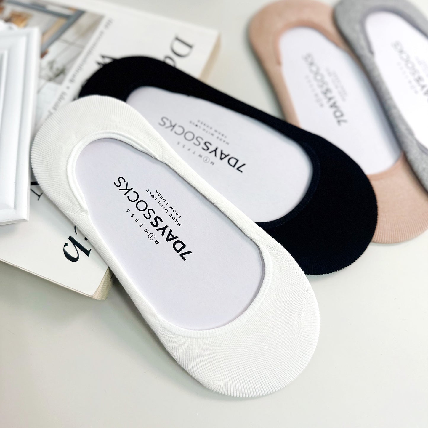 Women's No Show Seamless Cotton Foot Socks