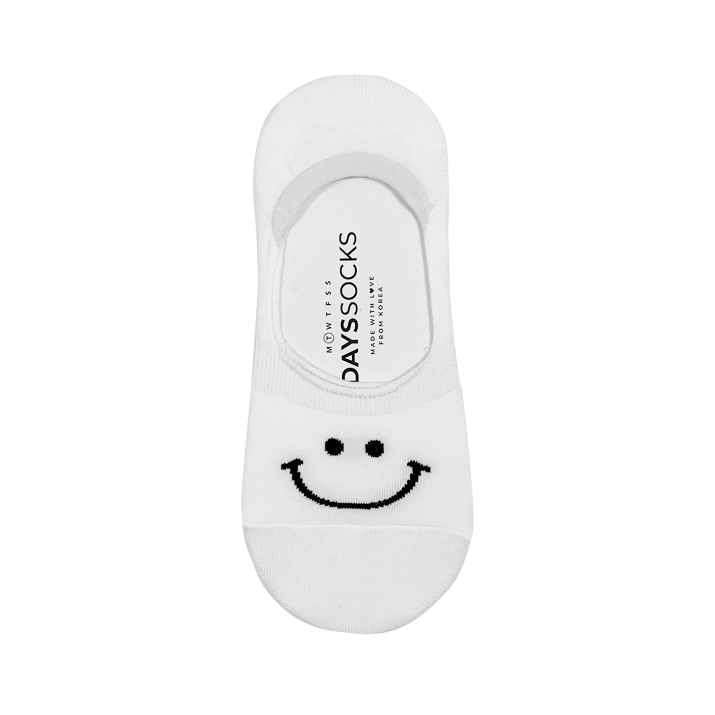 Women's No Show Smiley Face Socks