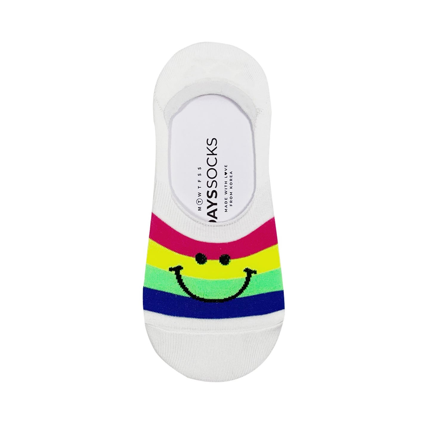 Women's No Show Smiley Face Socks