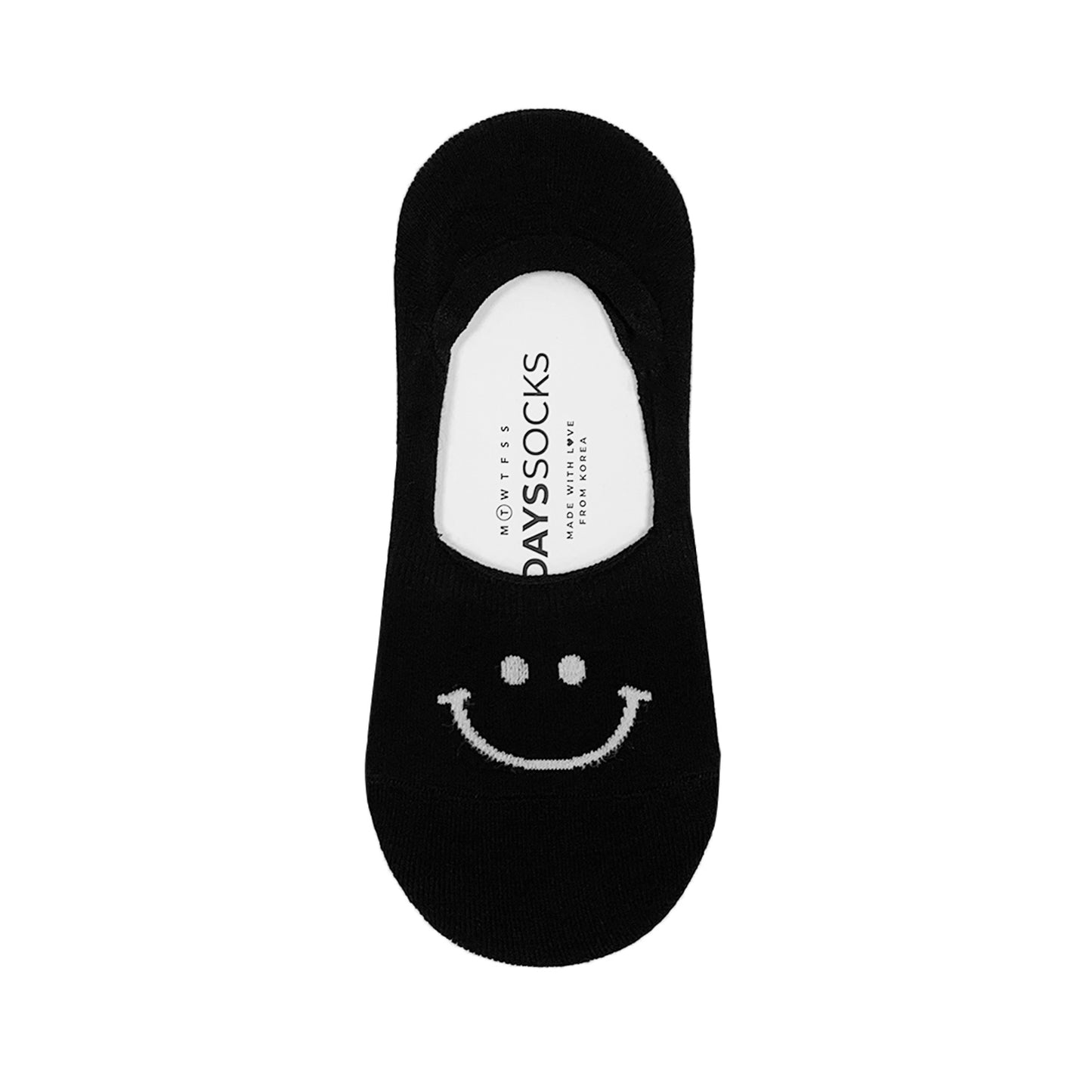 Women's No Show Smiley Face Socks