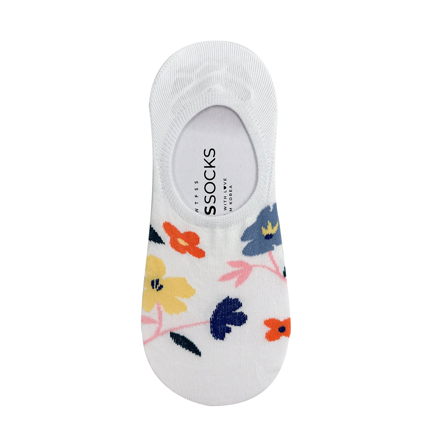 Women's No Show Fleur Flower Socks