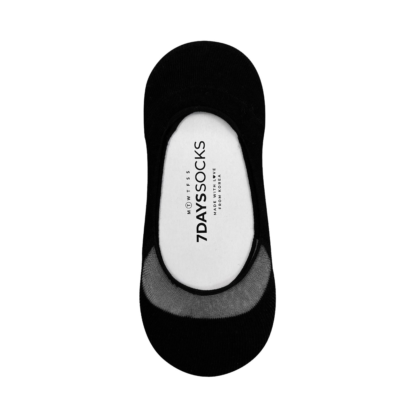 Women's No Show See-Through Cotton Foot Cover Socks