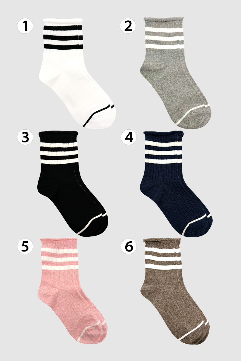 Women's Crew Rolling AA Socks
