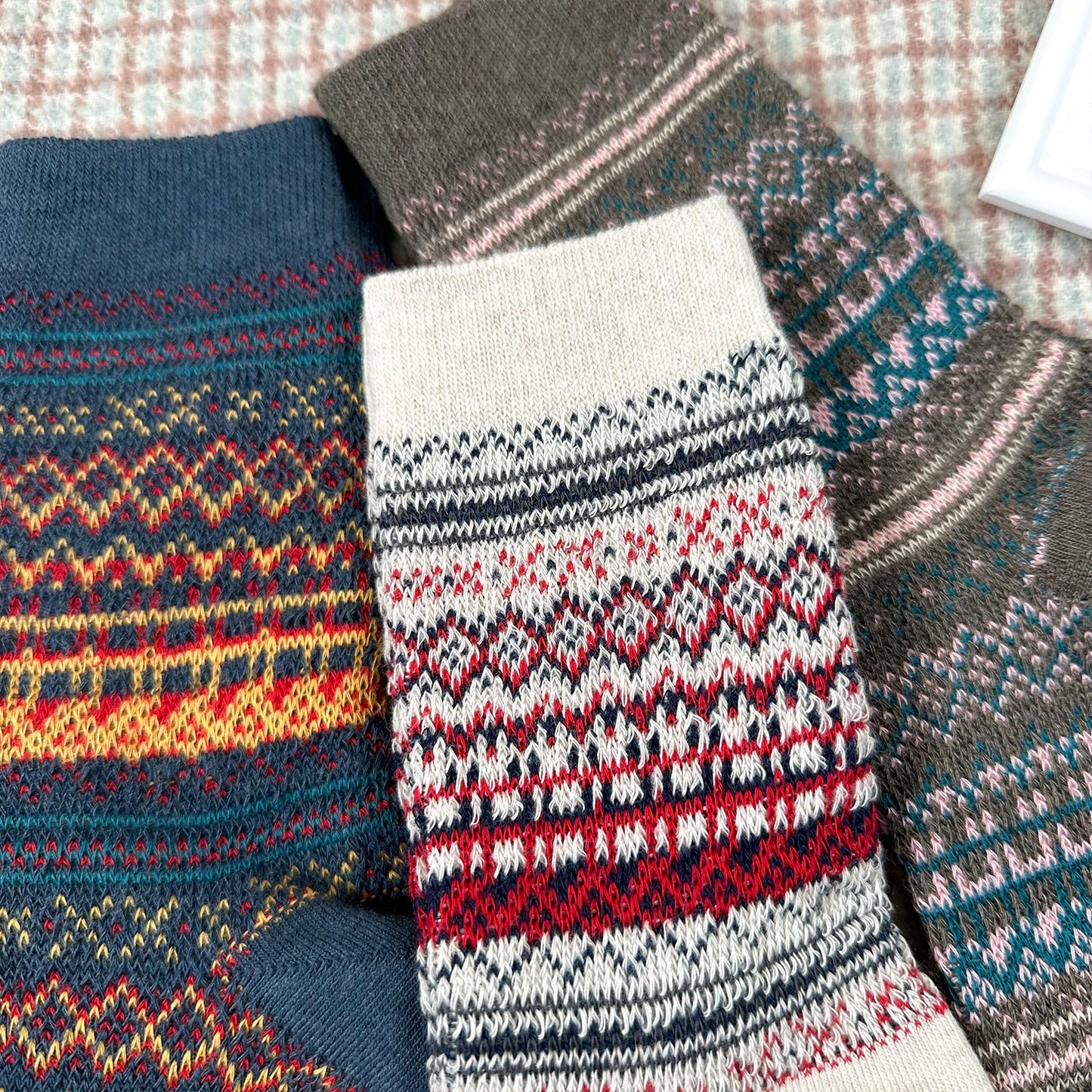 Women's Crew Winter Nordic Jacquard 1 Socks