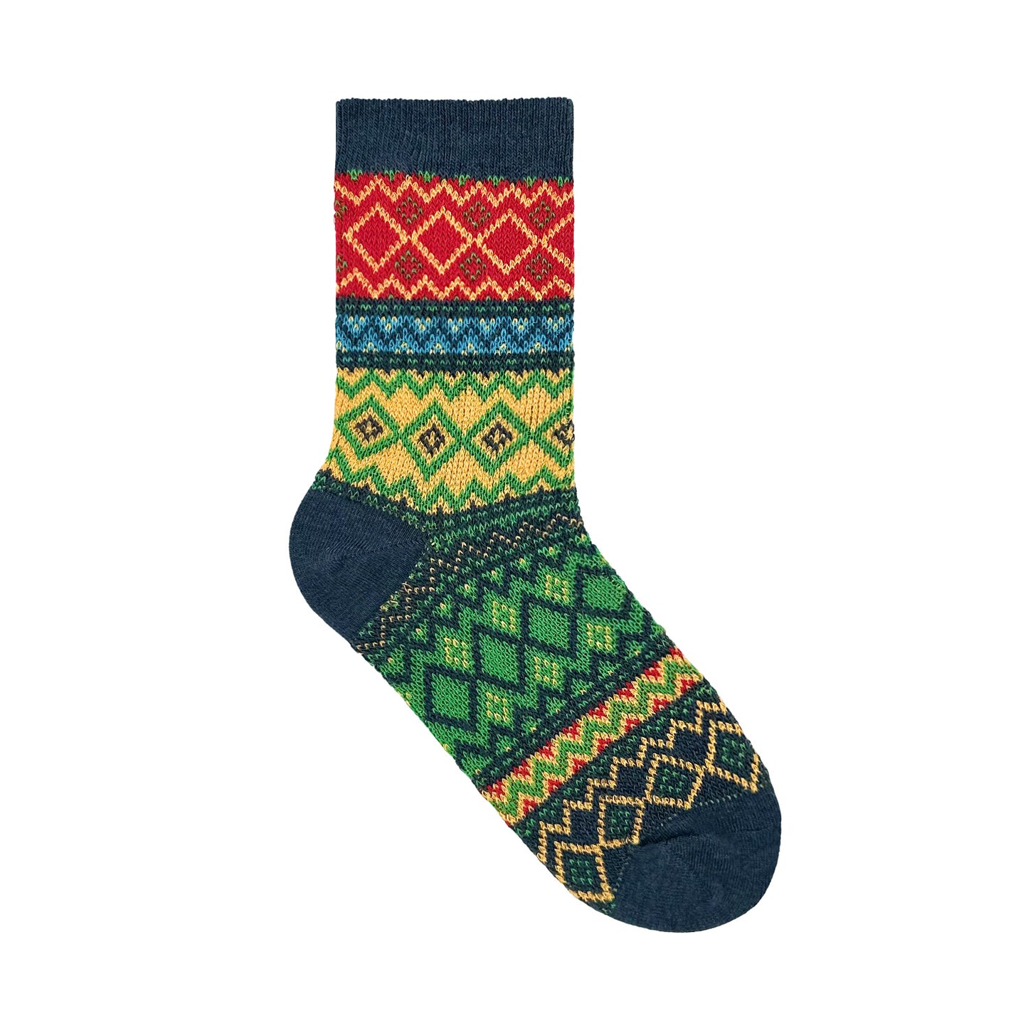 Women's Crew Winter Nordic Jacquard 2 Socks