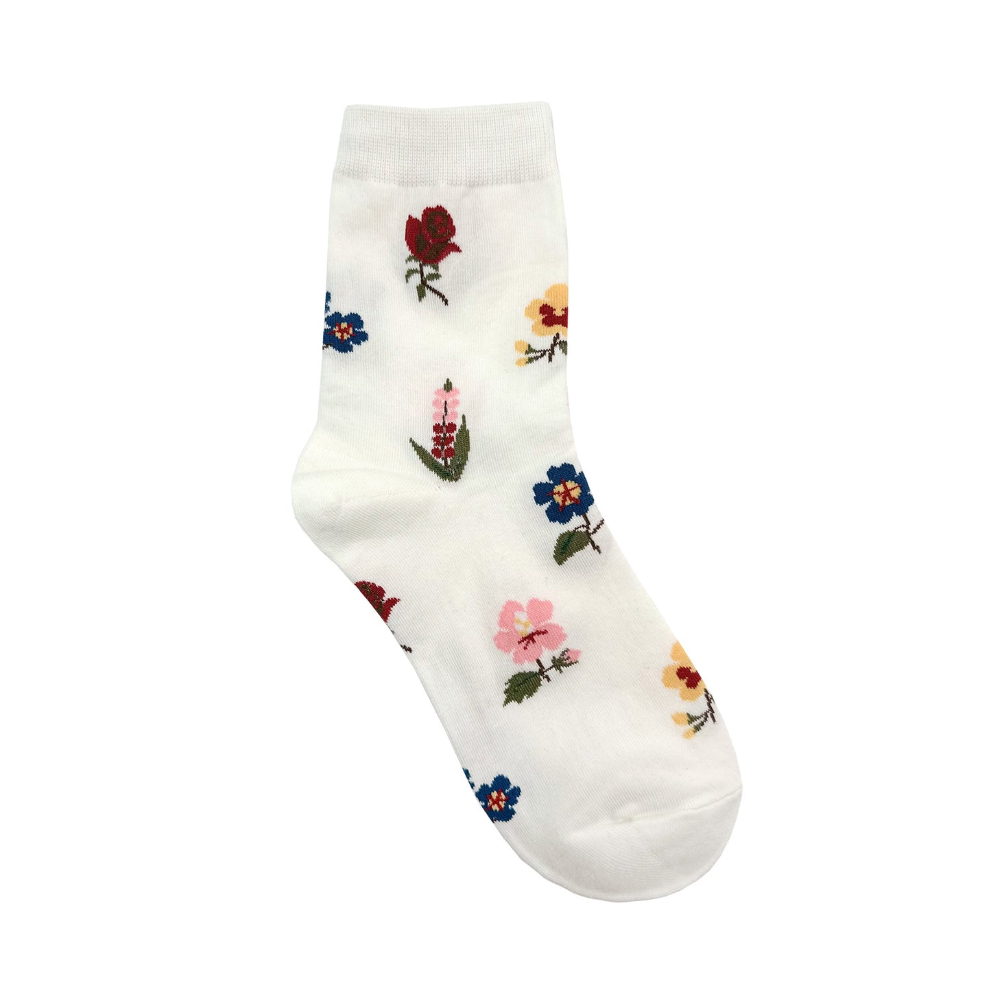Women's Crew Flower Garden Socks