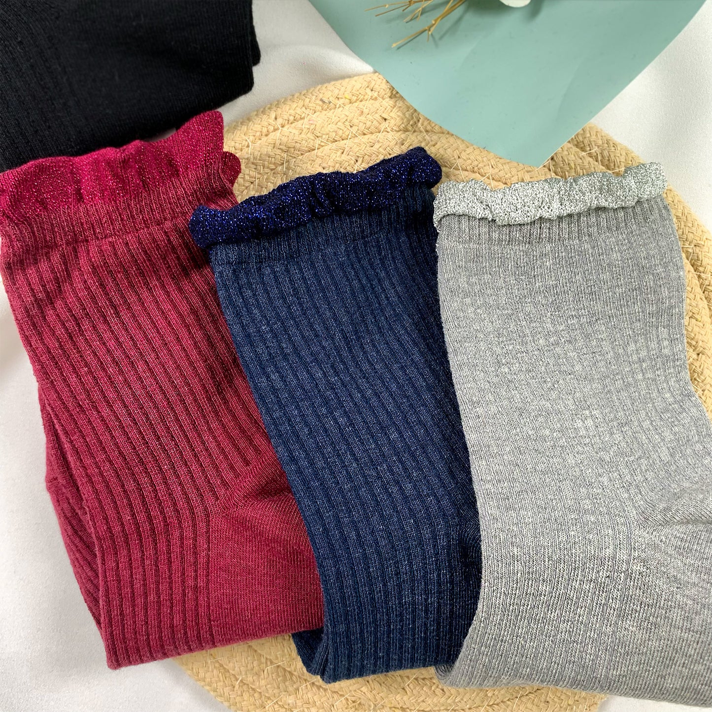 Women's Crew Lurex Ankle Socks