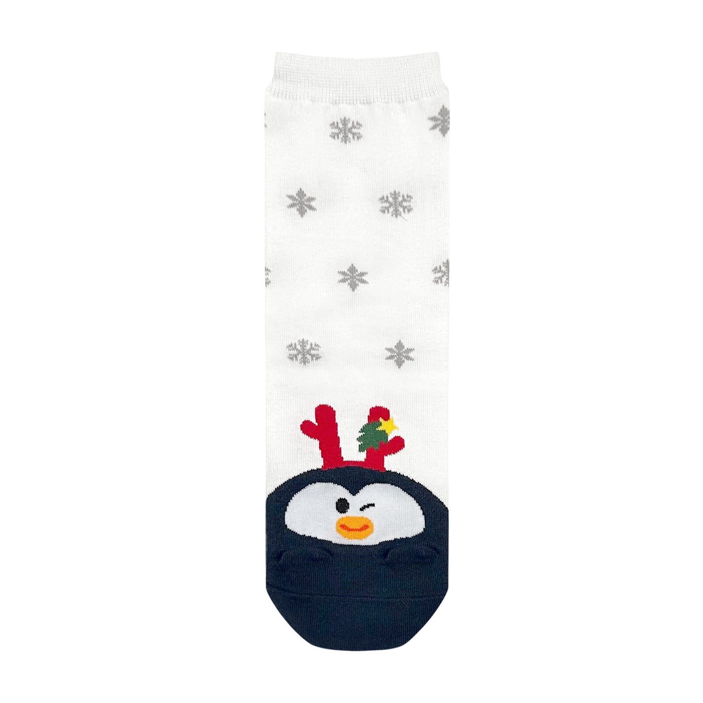 Women's Crew Animal Santa Socks