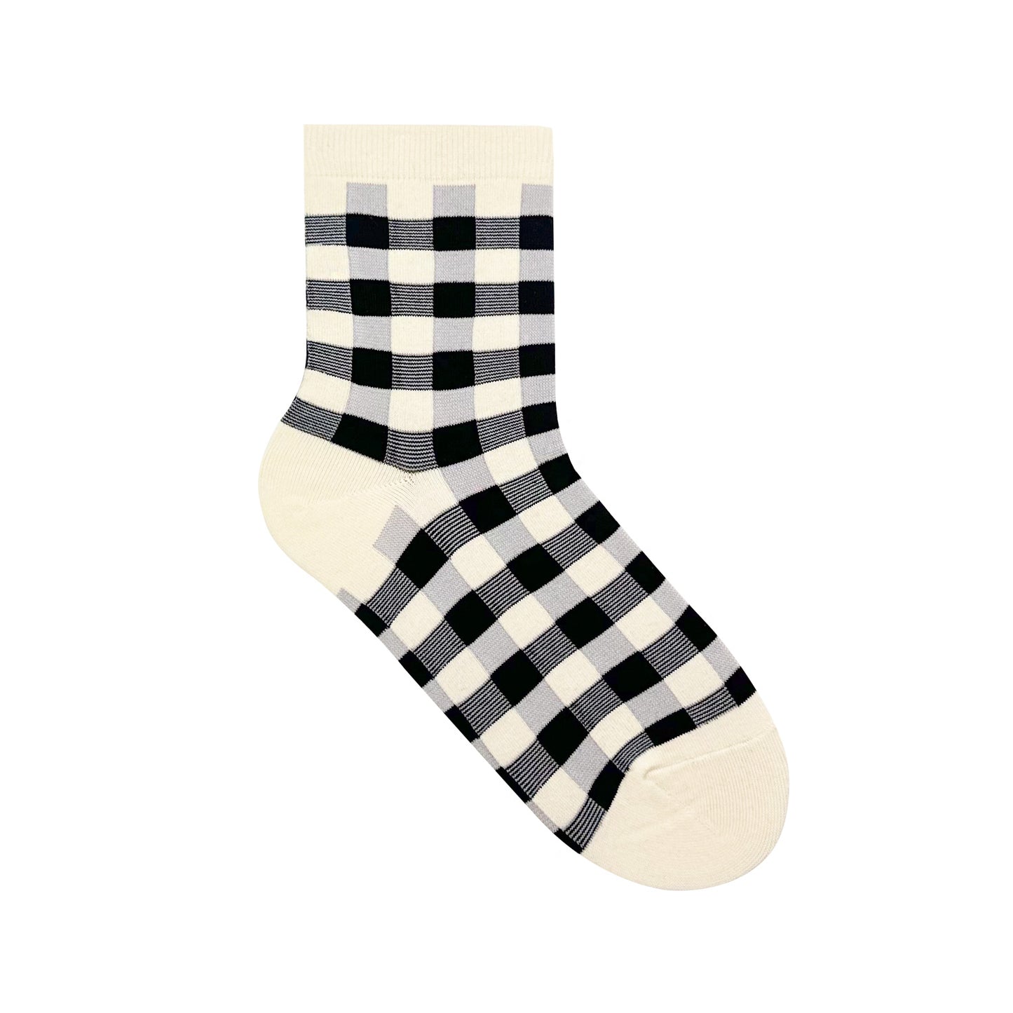 Women's Crew Unique Check Socks