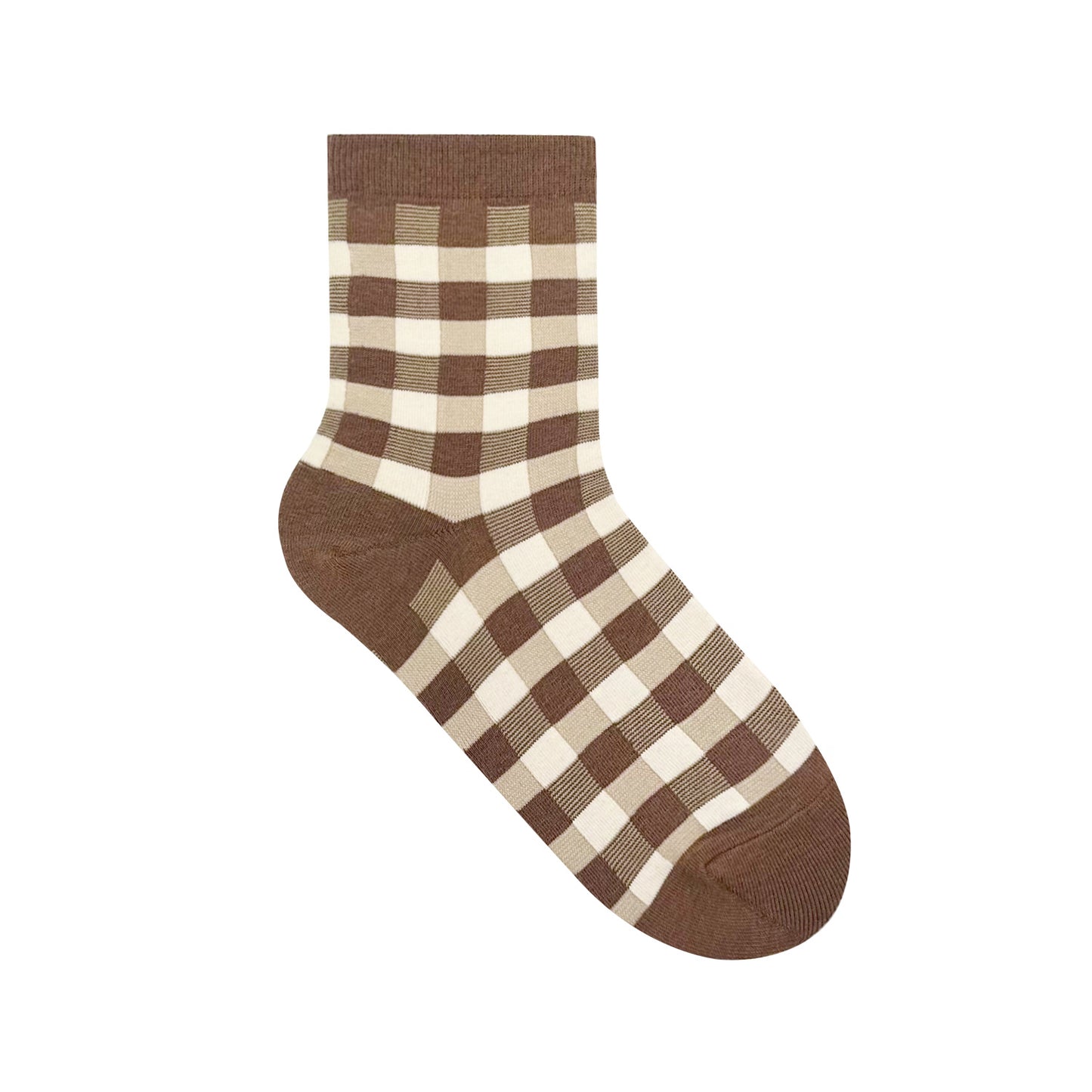Women's Crew Unique Check Socks