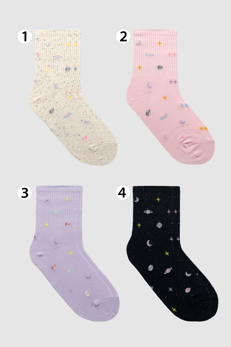 Women's Crew Universe Board Socks