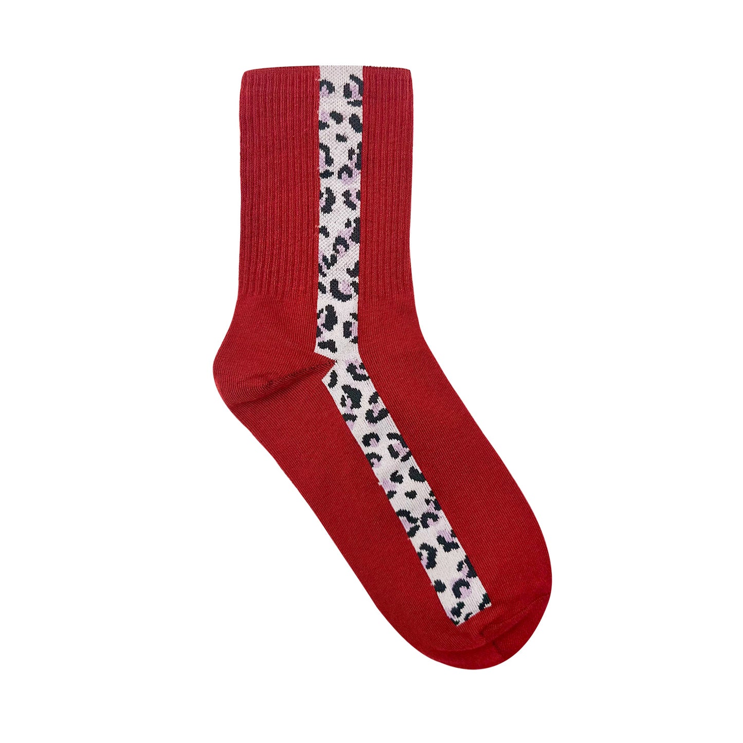 Women's Crew Leopard Line Socks