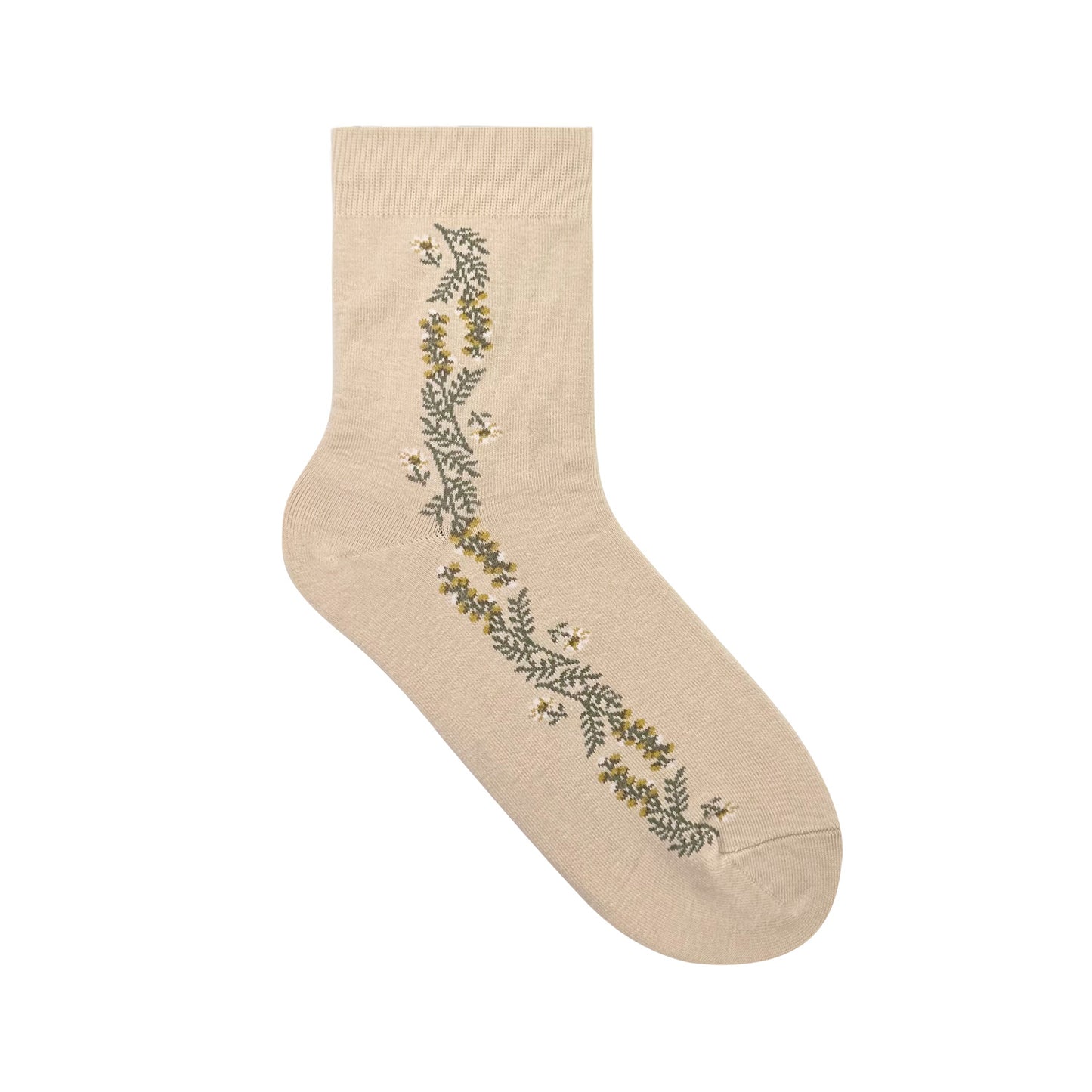 Women's Crew Vintage Vine Flower Socks