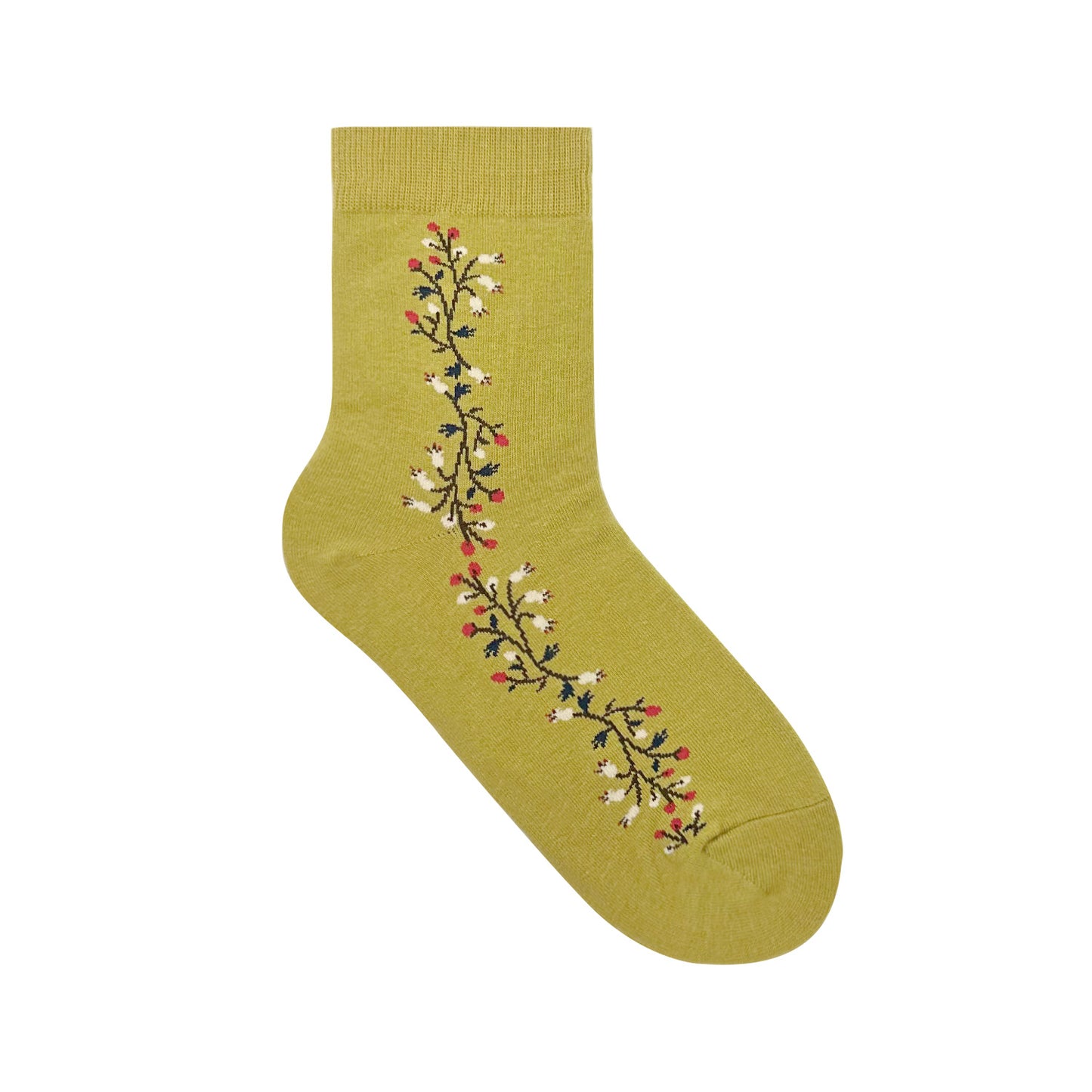 Women's Crew Vintage Vine Flower Socks