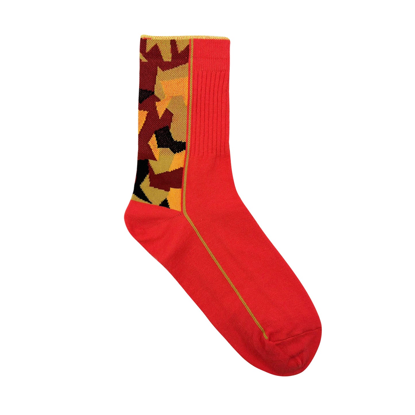 Women's Crew Camo Military Line Socks