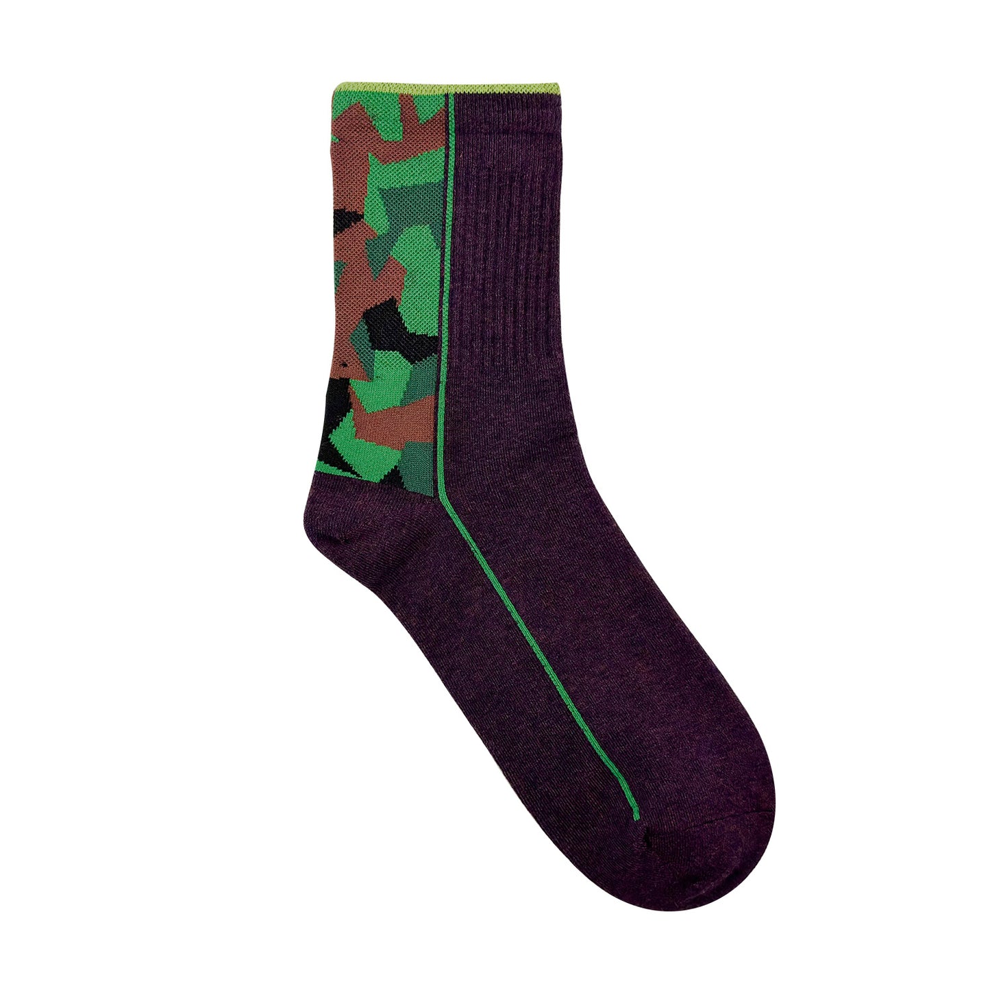 Women's Crew Camo Military Line Socks