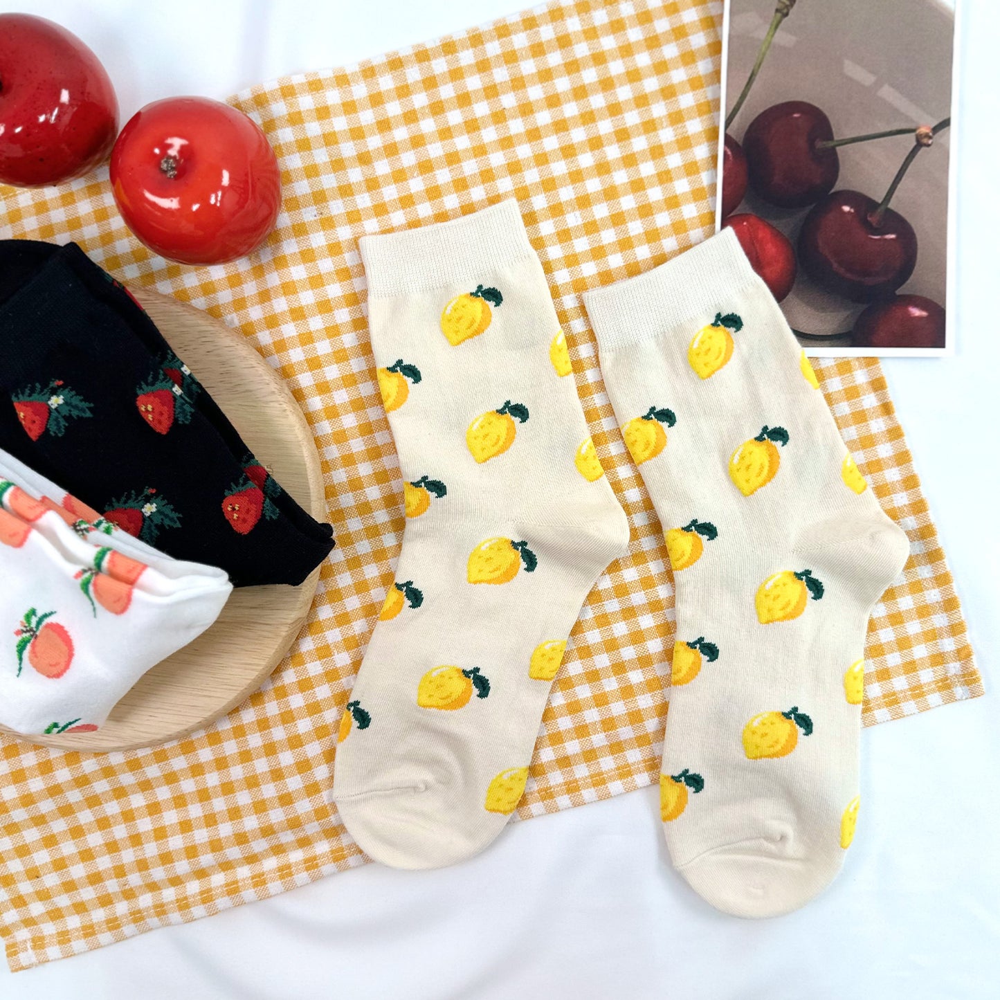 Women's Crew Fruits Party Socks
