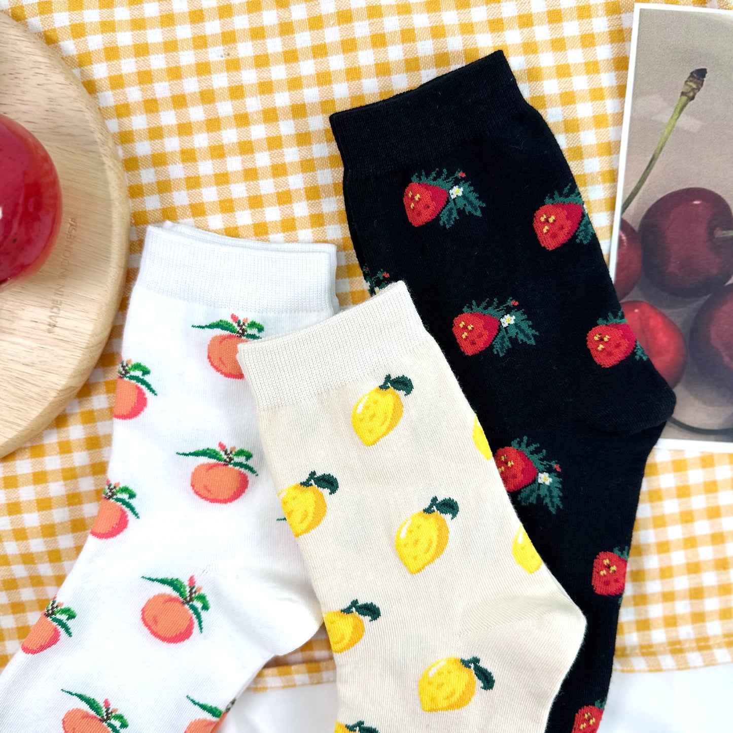Women's Crew Fruits Party Socks