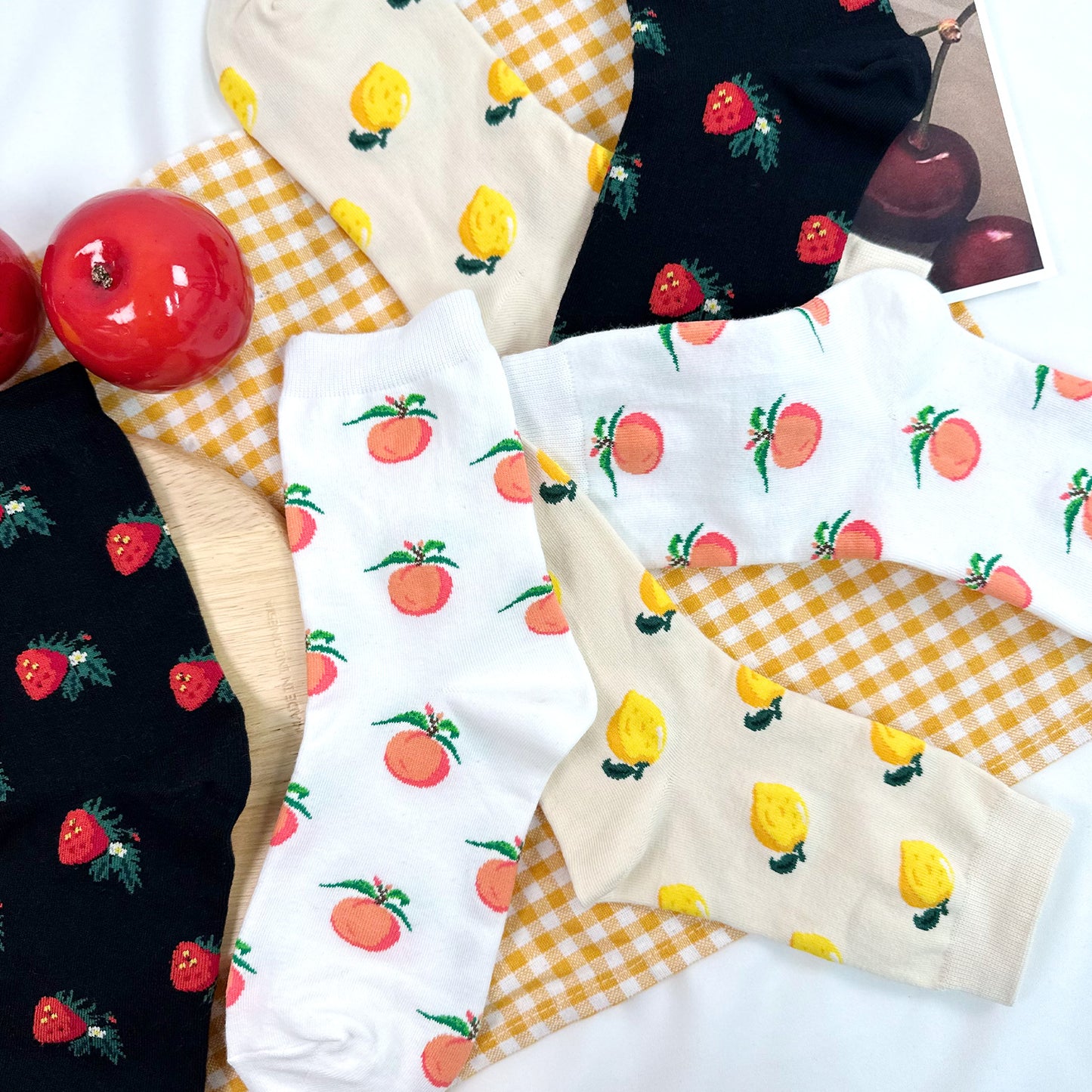Women's Crew Fruits Party Socks