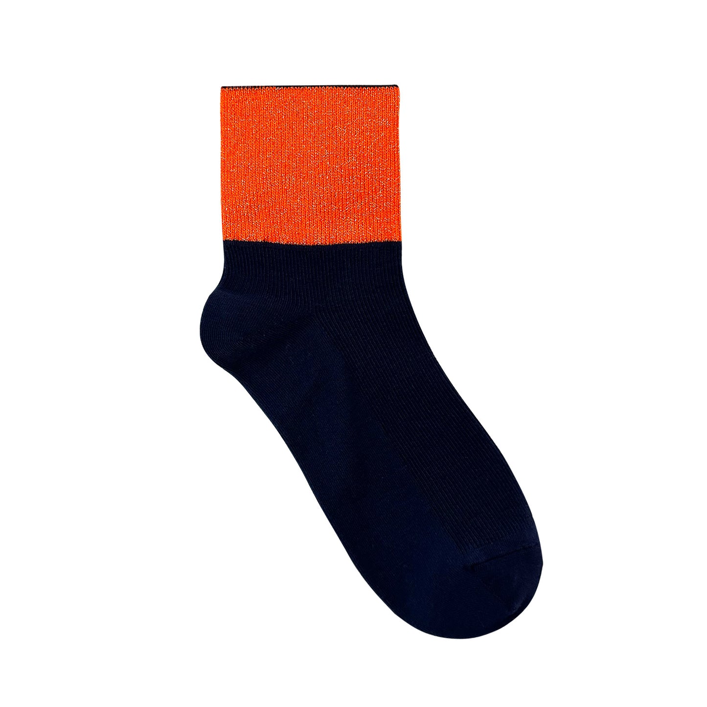 Women's Crew Neon Glitter Point Socks