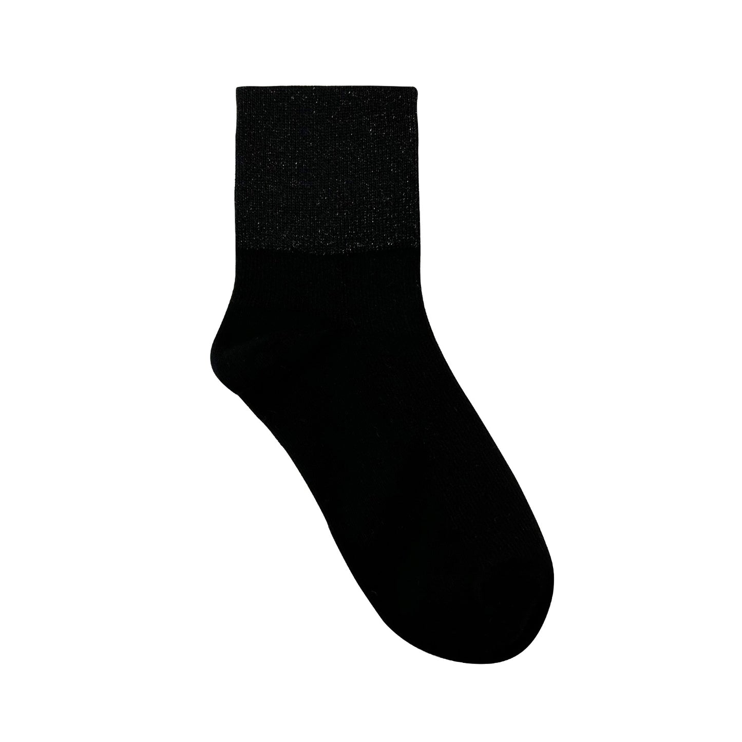 Women's Crew Neon Glitter Point Socks