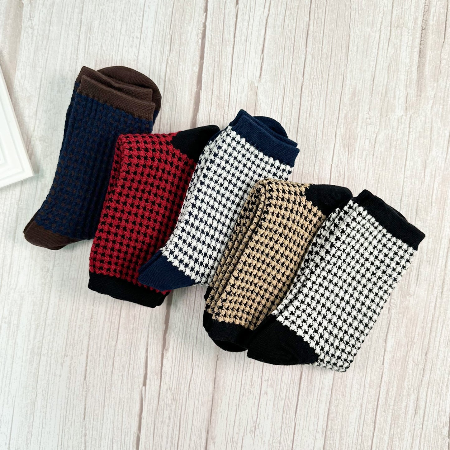 Women's Crew Houndtooth Socks