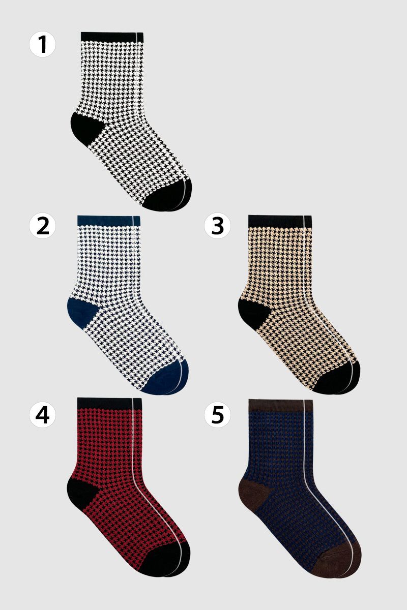 Women's Crew Houndtooth Socks