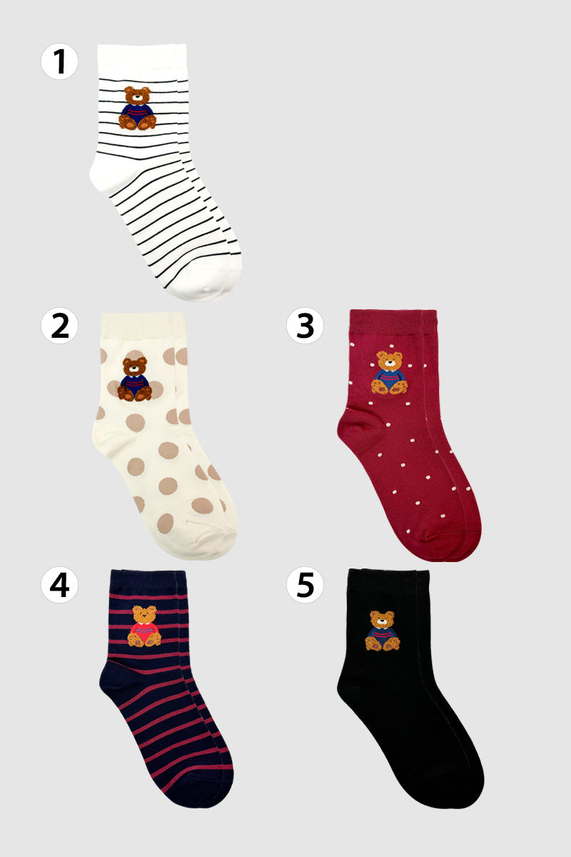 Women's Crew Classic Bear Socks