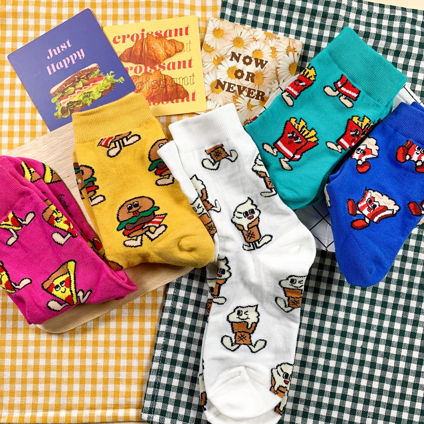 Women's Crew Yummy Snacks Socks