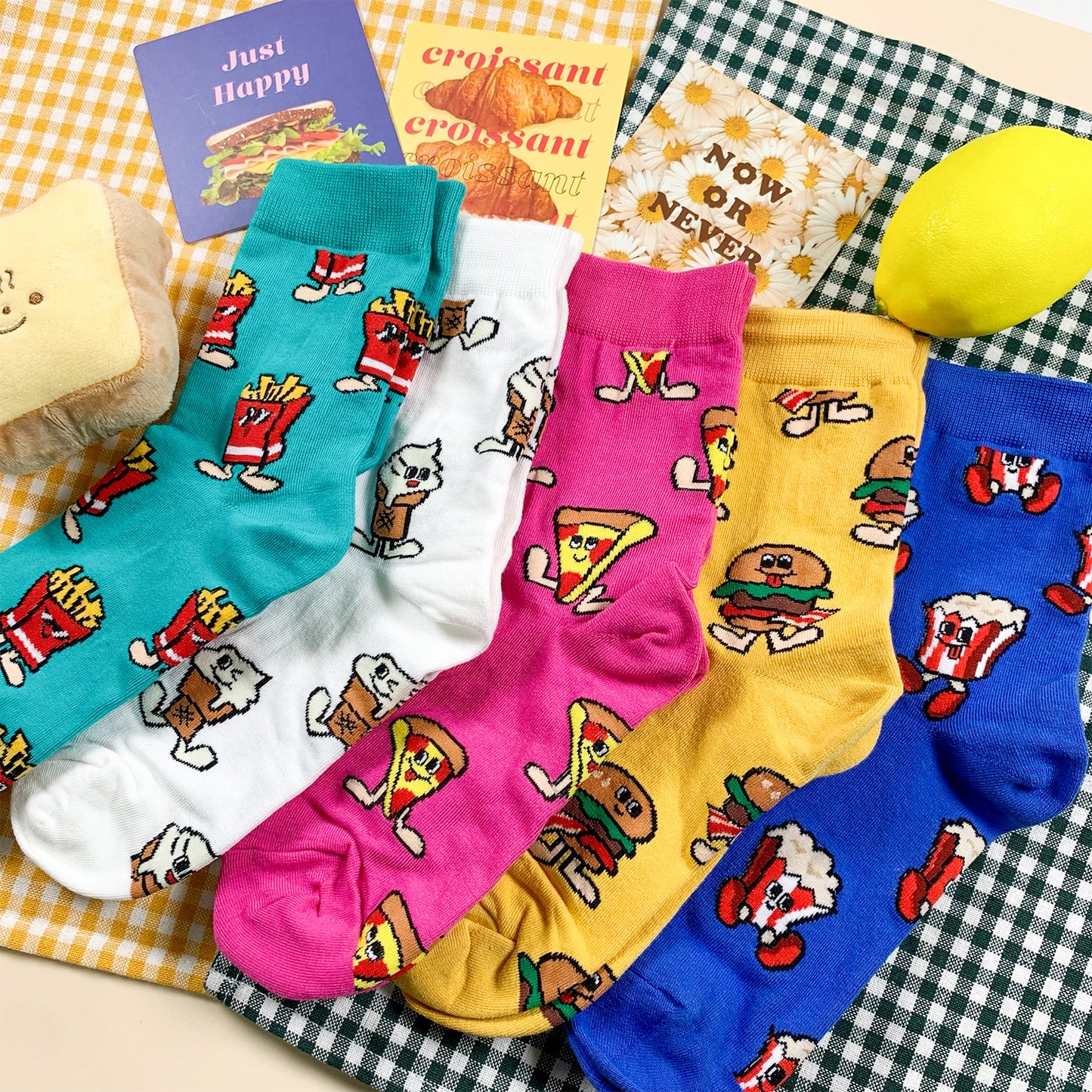 Women's Crew Yummy Snacks Socks