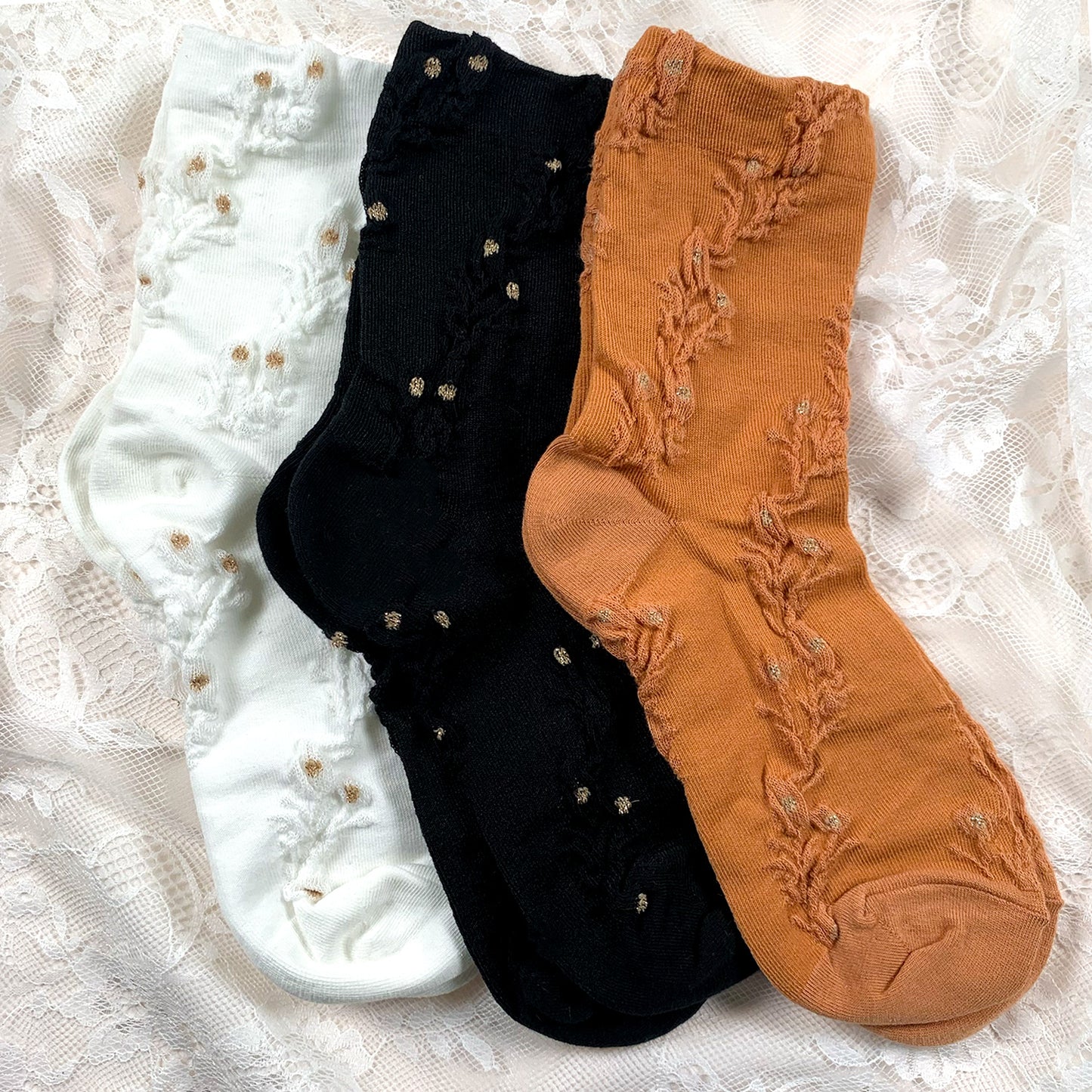 Women's Crew Beyond Flower Socks
