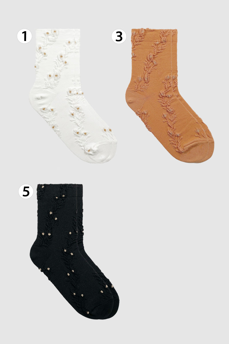 Women's Crew Beyond Flower Socks