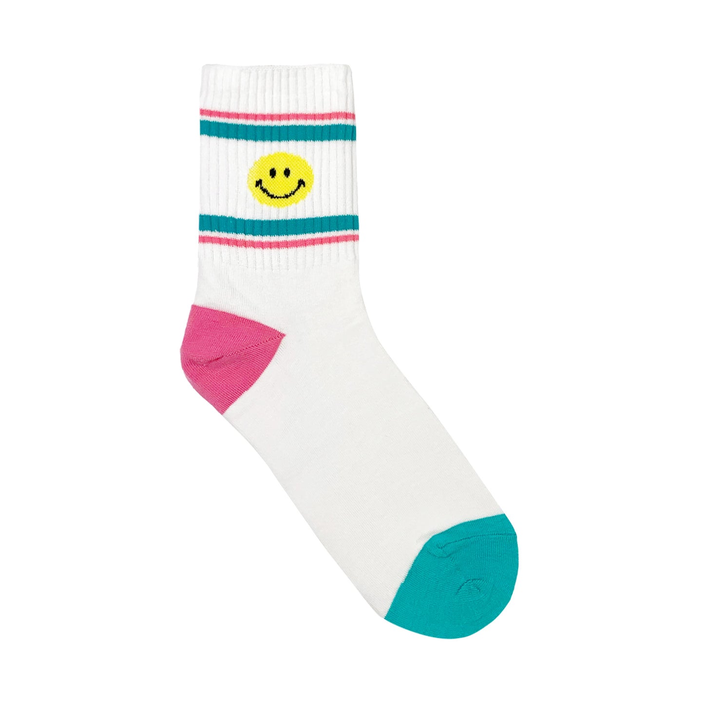 Women's Crew Vivid Smile Checkerboard Socks
