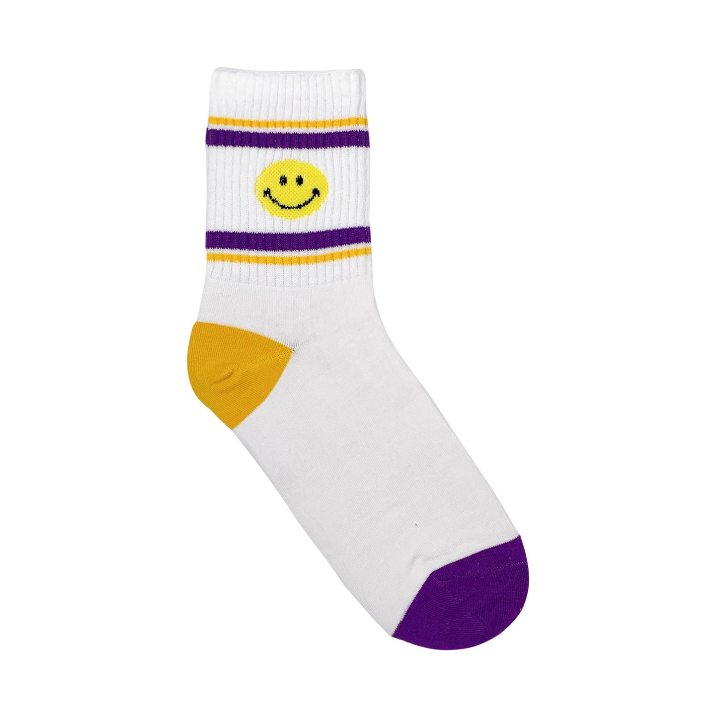 Women's Crew Vivid Smile Checkerboard Socks