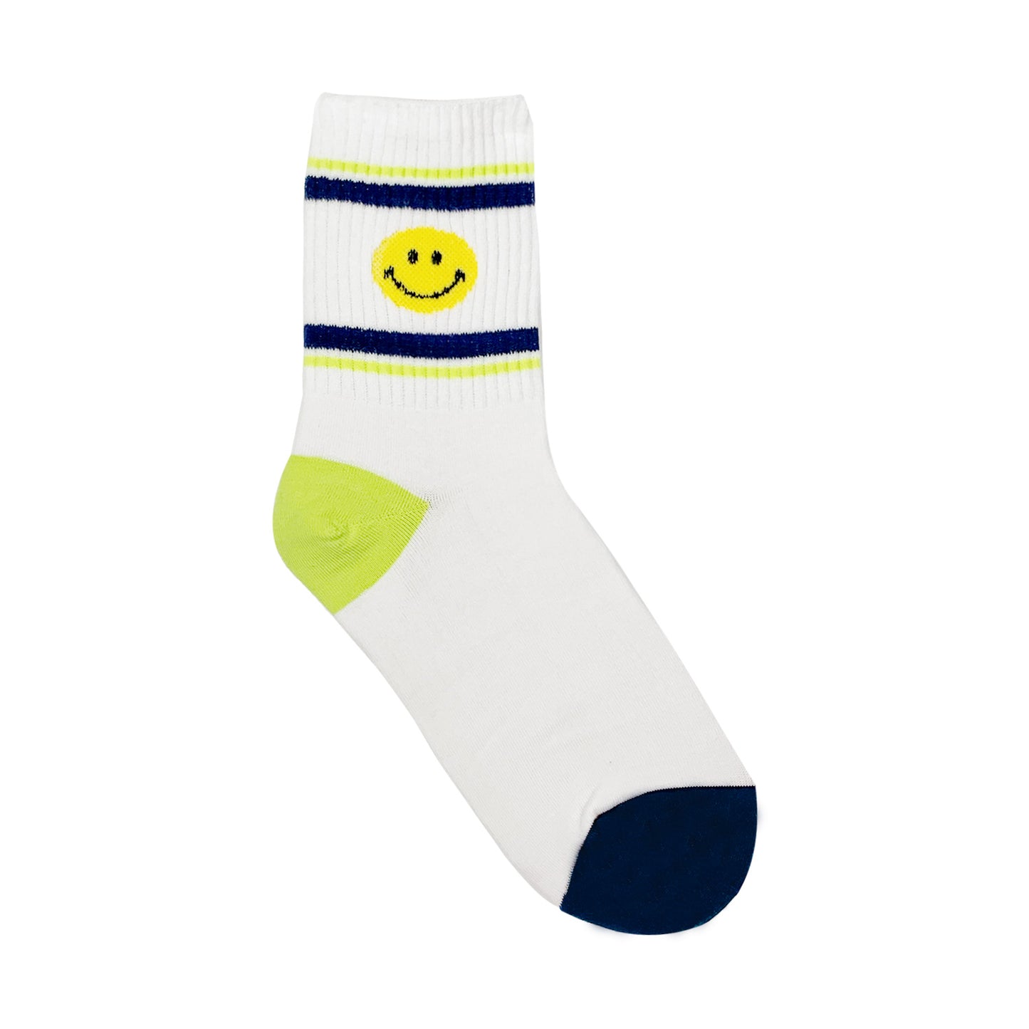 Women's Crew Vivid Smile Checkerboard Socks