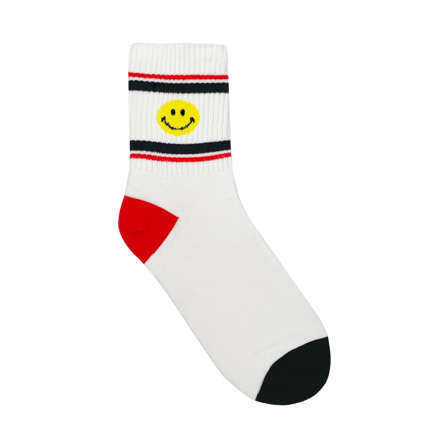 Women's Crew Vivid Smile Checkerboard Socks