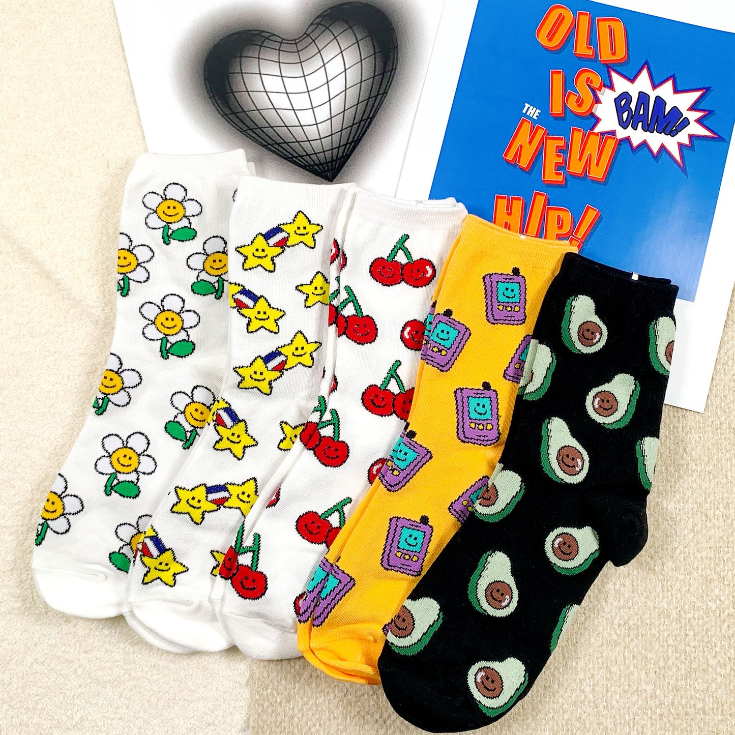 Women's Crew Pangpara-Pangpang Socks