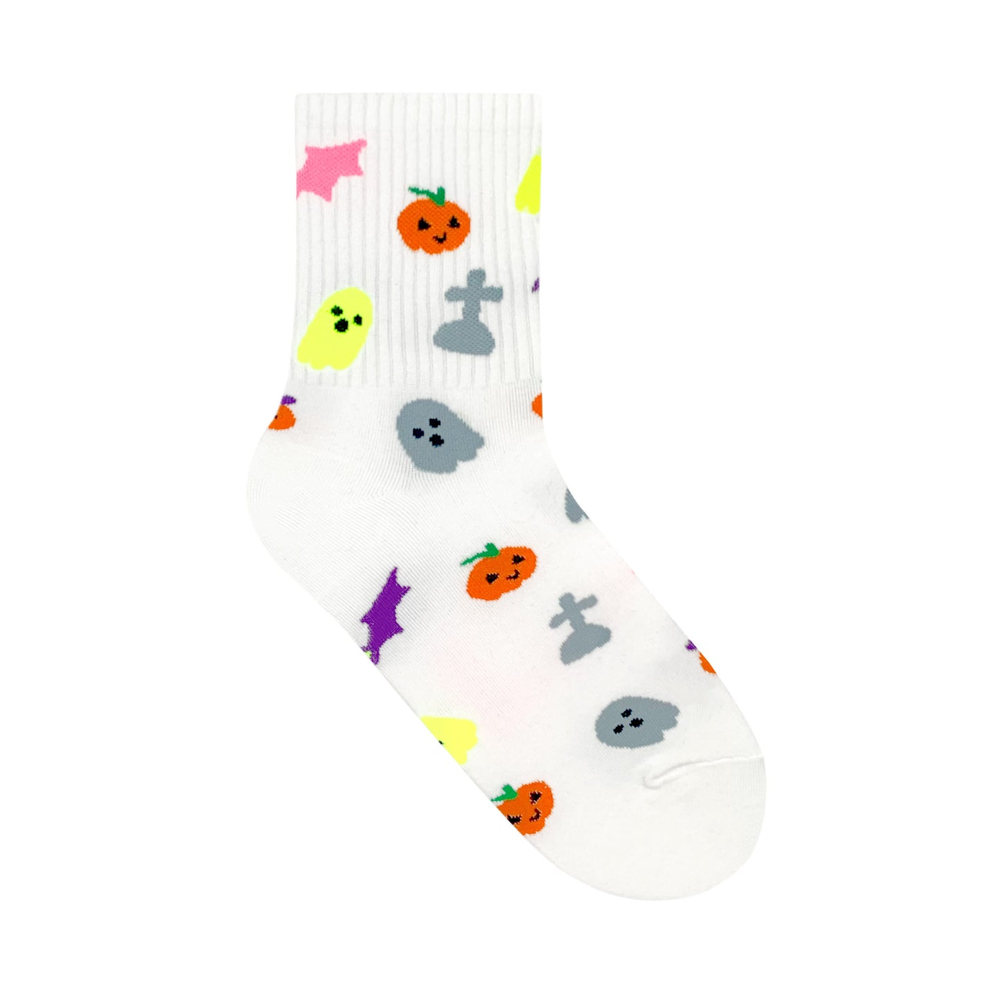 Women's Crew Halloween Emoticon Socks