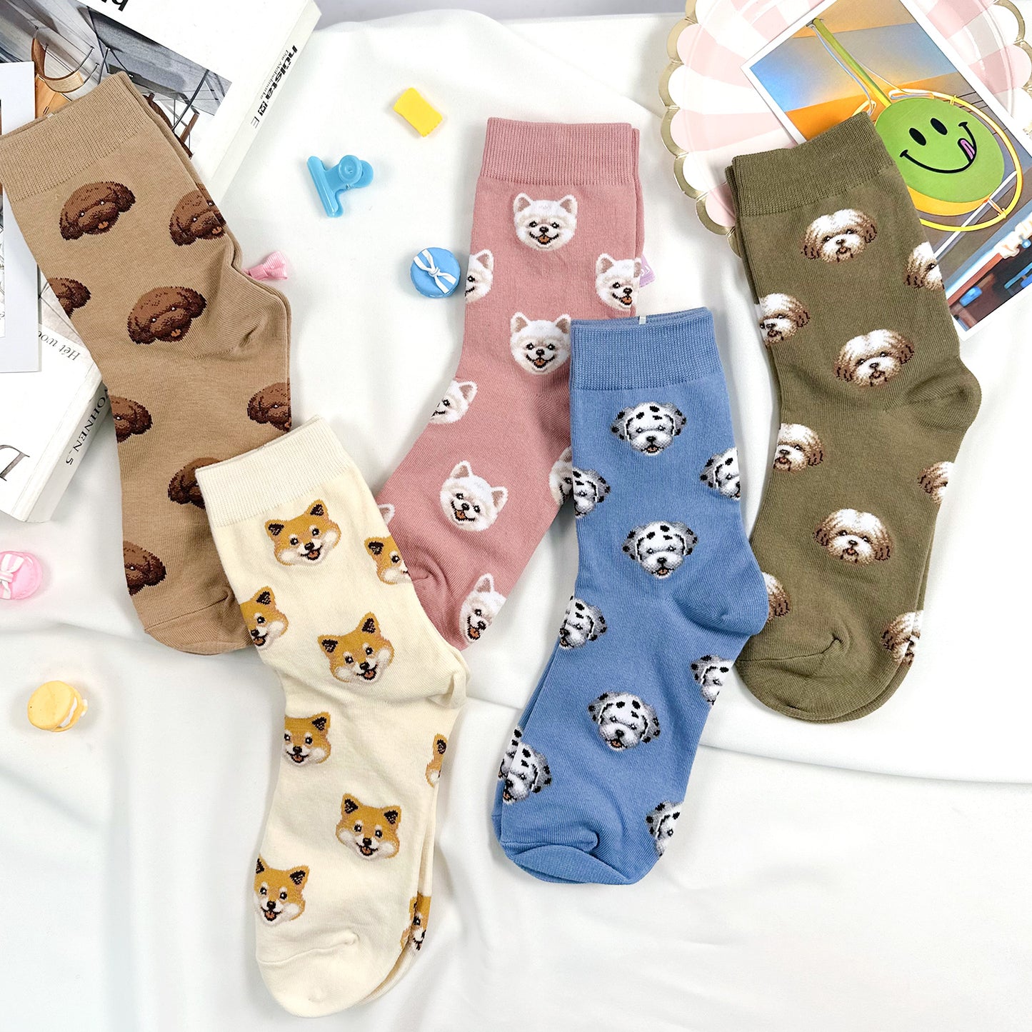 Women's Crew Mini Dogi Socks