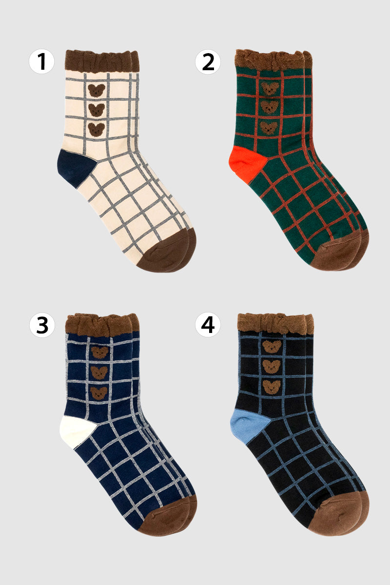 Women's Crew Winter Line Bear Socks